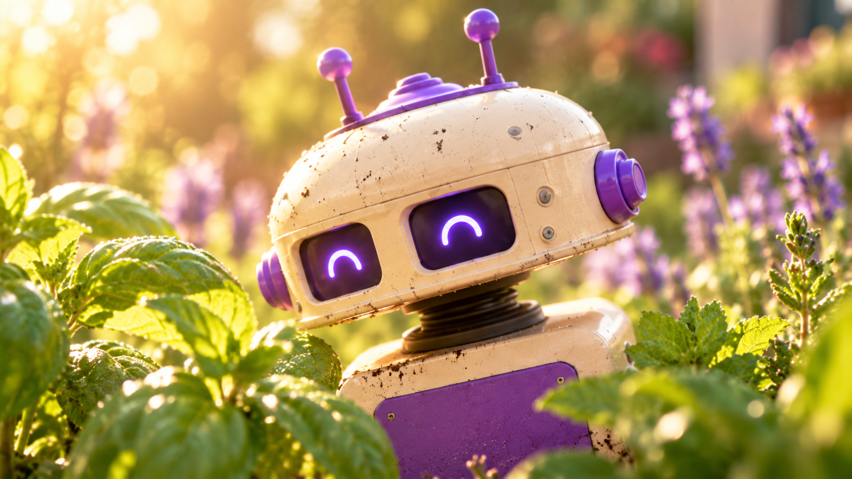 GroveBot OLED eye close-up